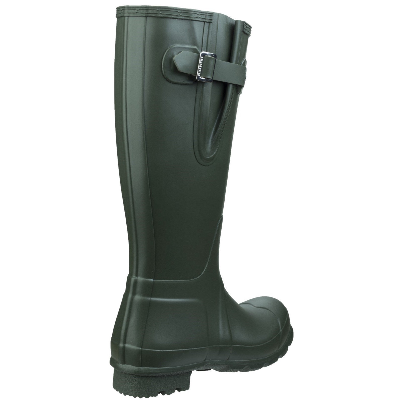 Hunter Mens Matt Olive MFT9007RMA-DOV Original Side Adjustable Wellington Boots