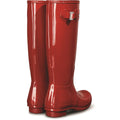 Hunter WFT1000RGL-MLR Original Tall Gloss Wellington Boots Female Red