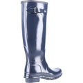 Hunter WFT1000RGL-NVY Original Tall Gloss Wellington Boots Female Navy