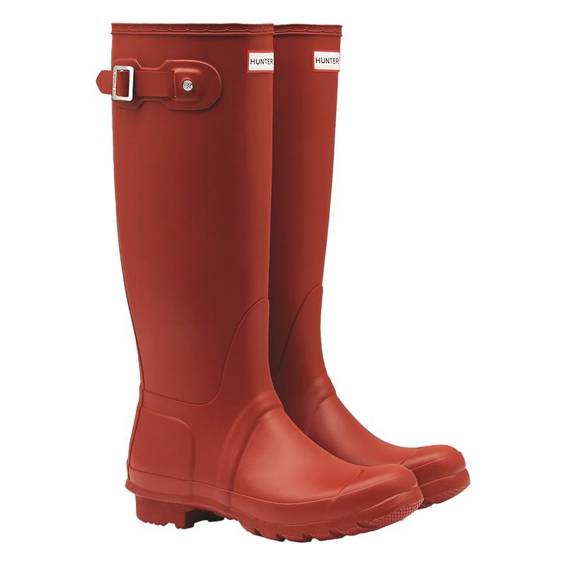 Hunter Womens Red WFT1000RMA-MLR Original Tall Wellington Boots