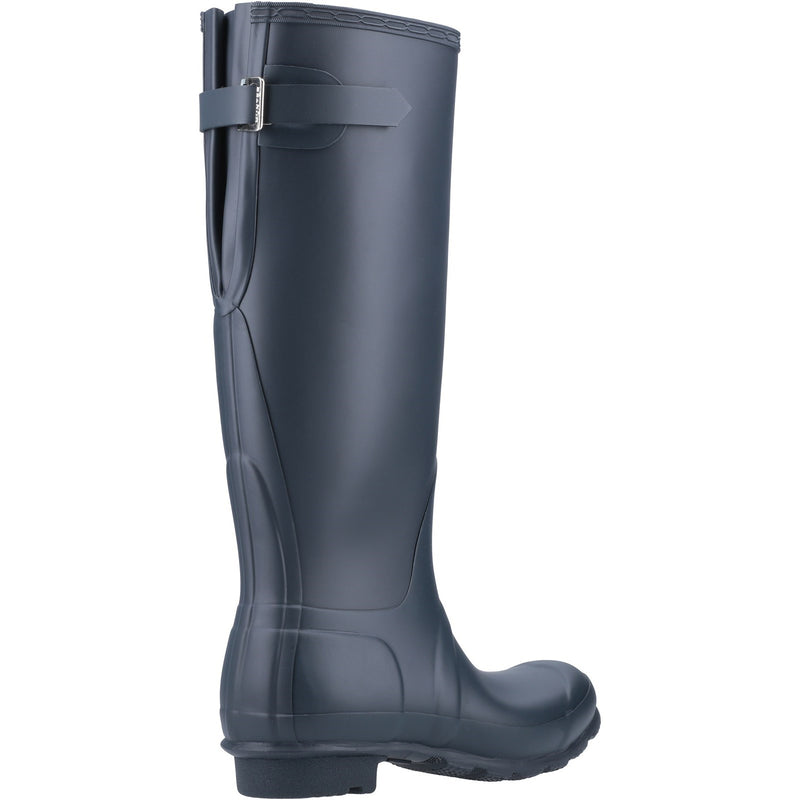 Hunter WFT1001RMA-NVY Original Tall Back Adjustable Wellington Boots Female Navy