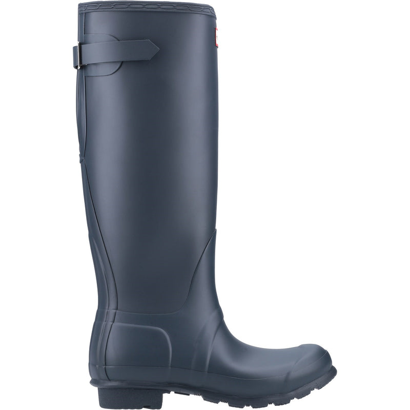 Hunter WFT1001RMA-NVY Original Tall Back Adjustable Wellington Boots Female Navy