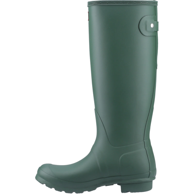 Hunter Womens Green WFT1001RMA-HGR Original Tall Back Adjustable Wellington Boots