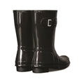 Hunter Womens Gloss Black WFS1000RGL-BLK Original Short Wellington Boots