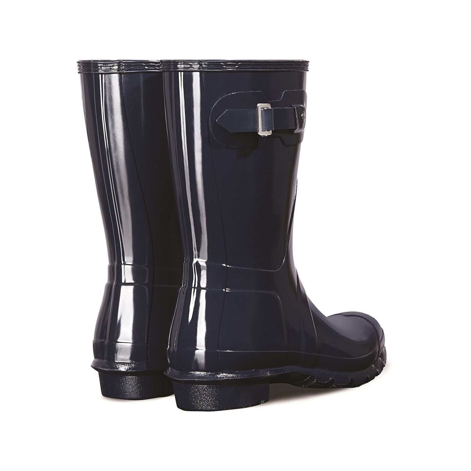Hunter Womens Matt Navy WFS1000RGL-NVY Original Short Wellington Boots