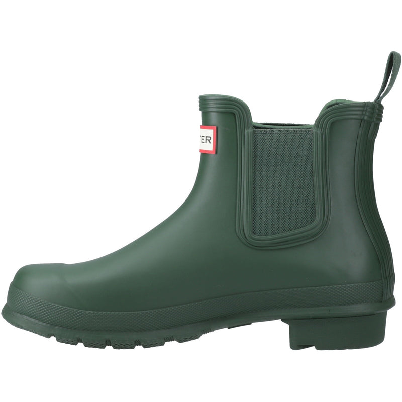 Hunter Womens Green WFS2078RMA-HGR Original Chelsea Boots