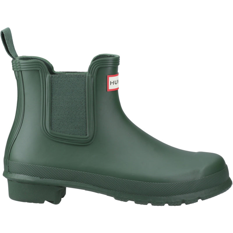 Hunter Womens Green WFS2078RMA-HGR Original Chelsea Boots