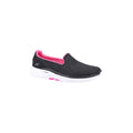 Skechers Womens Go Walk 6 124508-BKHP Black/Hot Pink Slip On Shoe