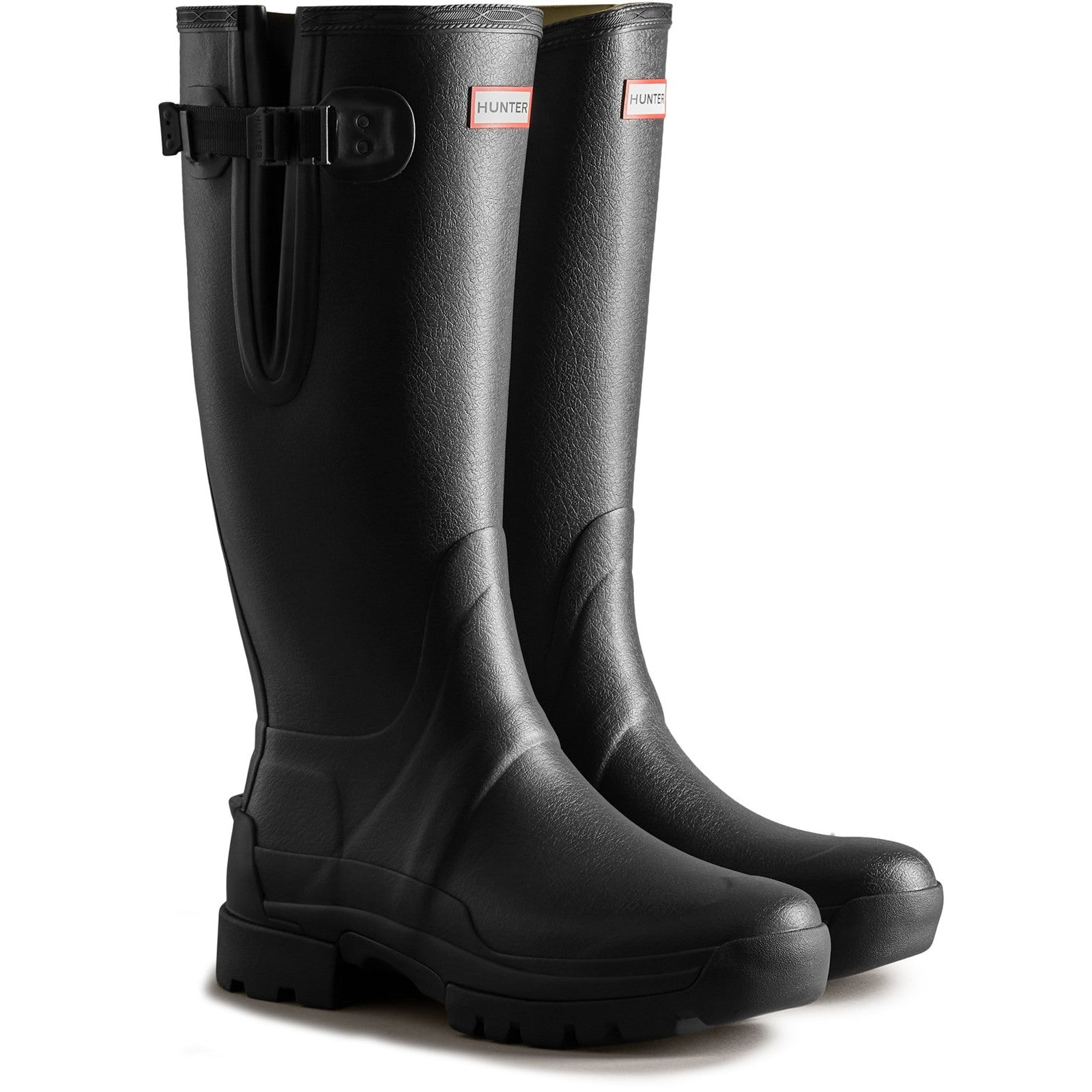 Hunter Mens Black MFT9136RNP-BLK Balmoral Adjustable Wellington Boots