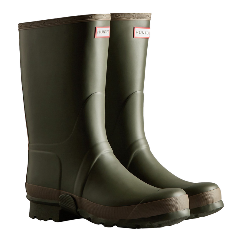 Hunter Mens Dark Olive MFT9141RMA-DOC Gardener Boots