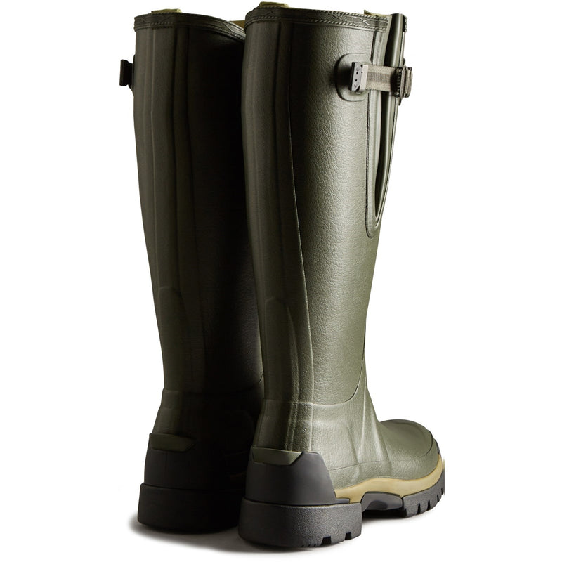 Hunter WFT2201RNP-DOV Balmoral Adjustable Synthetic Lined Wellington Female Dark Green