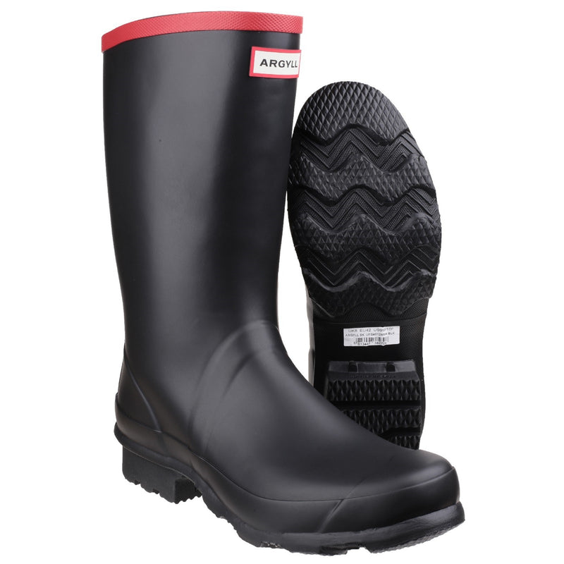 Hunter Unisex Matt Black UFS4004RMA-BLK Argyll Short Knee Wellington Boots