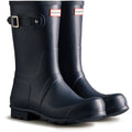 Hunter Mens Matt Navy MFS9000RMA-NVY Original Short Wellington Boots