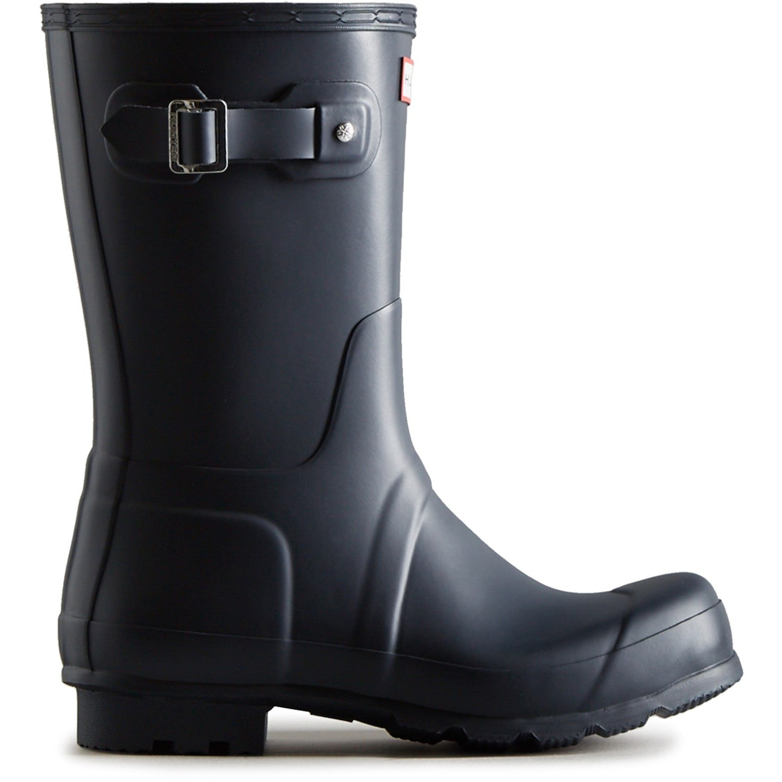 Hunter Mens Matt Navy MFS9000RMA-NVY Original Short Wellington Boots