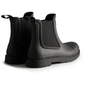Hunter Mens Matt Black MFS9016RMA-BLK Commando Chelsea Boots
