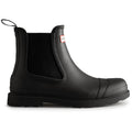 Hunter Mens Matt Black MFS9016RMA-BLK Commando Chelsea Boots
