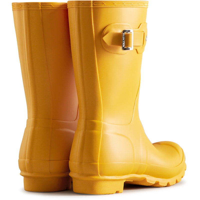 Hunter Womens Yellow WFS1000RMA-RYL Original Short Wellington Boots