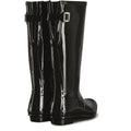 Hunter WFT1001RGL-BLK Tall Back Adjustable Gloss Wellington Boots Female Black