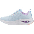 Skechers Womens Skech-Air Meta - Aired Out 150131-LBMT Light Blue/Multi Lace Up Shoe