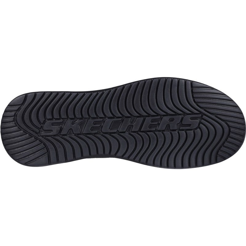 Skechers Mens Proven - Aldeno 204875-BBK Black Lace Up Shoe