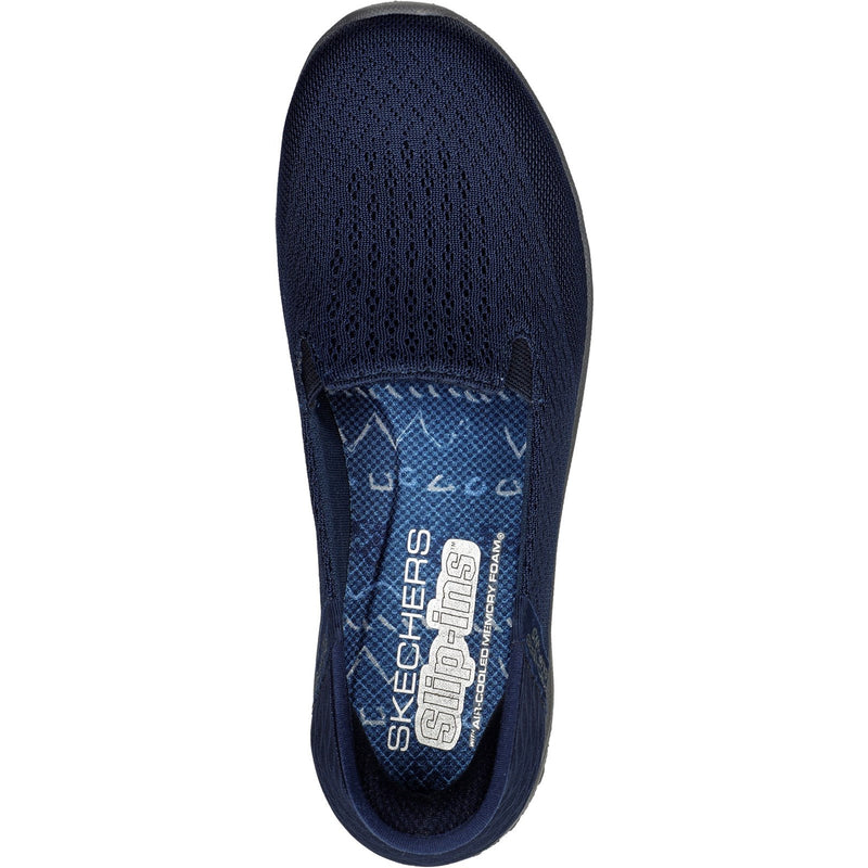 Skechers Womens Reggae Fest 2.0 - Guiding 158698-NVY Navy Slip On Shoe