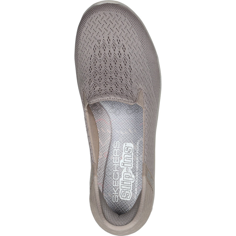 Skechers Womens Reggae Fest 2.0 - Guiding 158698-TPE Taupe Slip On Shoe