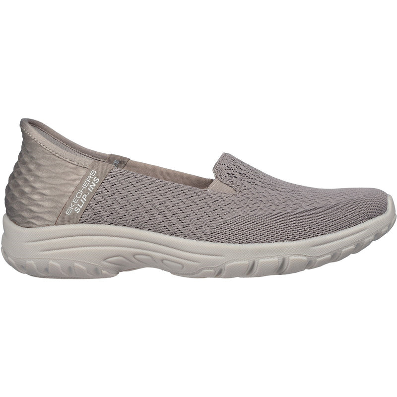 Skechers Womens Reggae Fest 2.0 - Guiding 158698-TPE Taupe Slip On Shoe