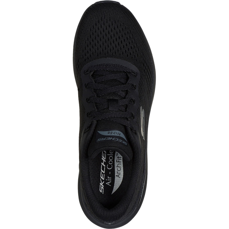 Skechers Womens Arch Fit 2.0 - Big League 150051-BBK Black Lace Up Shoe