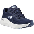 Skechers Womens Arch Fit 2.0 - Big League 150051-NVY Navy Lace Up Shoe