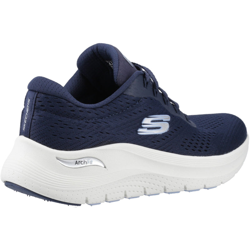 Skechers Womens Arch Fit 2.0 - Big League 150051-NVY Navy Lace Up Shoe