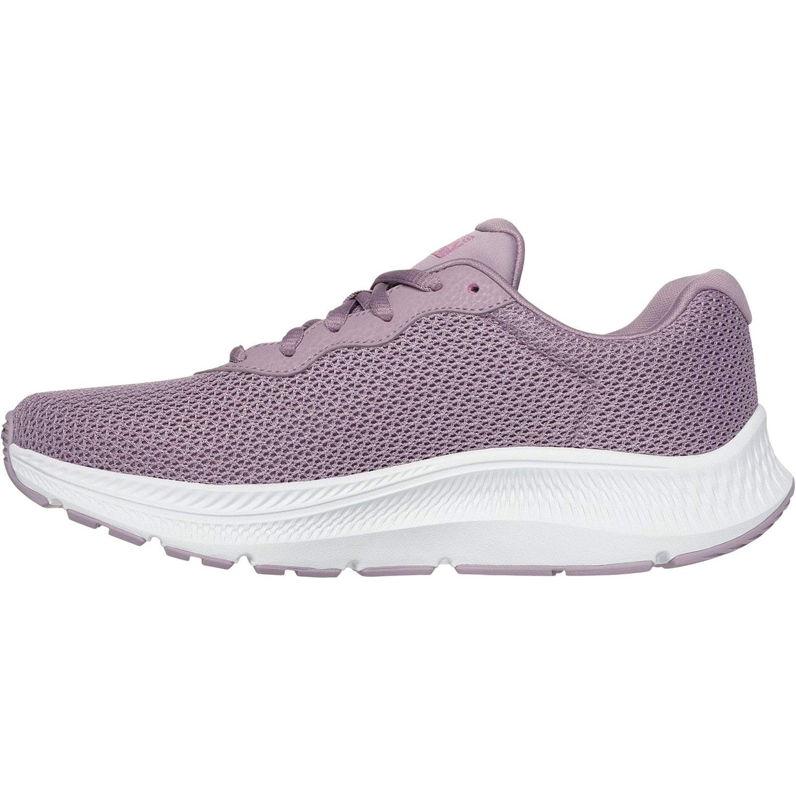 Skechers Womens Go Run Consistent 2.0 Engaged 128605-MVE Mauve Lace Up Shoe