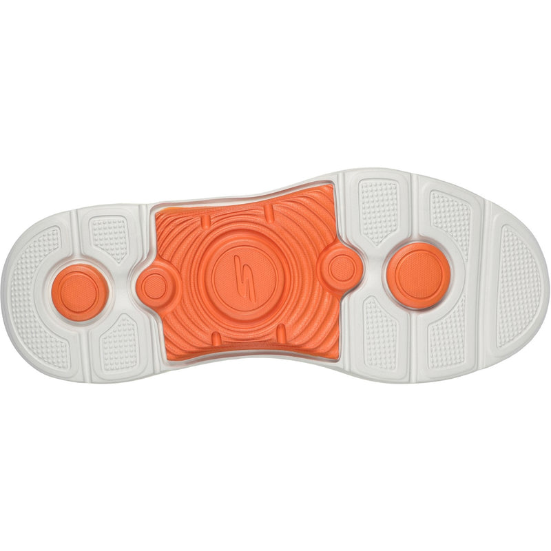 Skechers Mens Go Walk Arch Fit 2.0 Idyllic 216516-CCOR Charcoal/Orange Lace Up Shoe