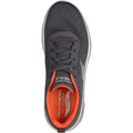Skechers Mens Go Walk Arch Fit 2.0 Idyllic 216516-CCOR Charcoal/Orange Lace Up Shoe