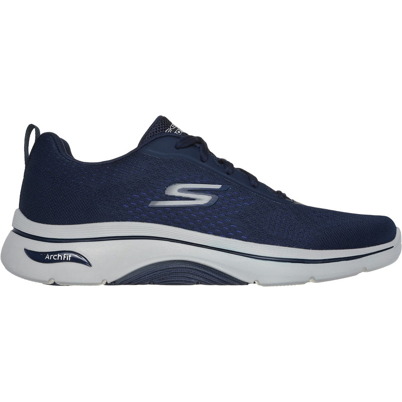 Skechers Mens Go Walk Arch Fit 2.0 Idyllic 216516-NVY Navy Lace Up Shoe