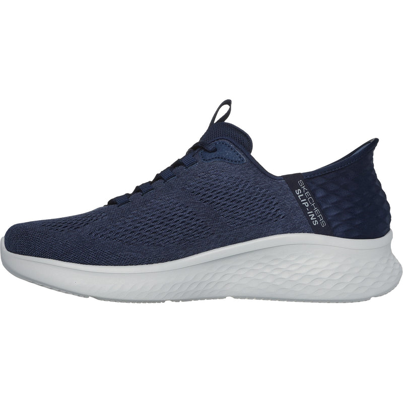 Skechers Mens Skech-Lite Pro Primebase 232466-NVYL Navy/Yellow Lace Up Shoe