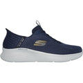 Skechers Mens Skech-Lite Pro Primebase 232466-NVYL Navy/Yellow Lace Up Shoe