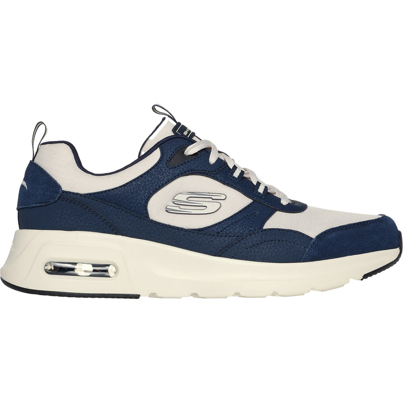 Skechers Mens Skech-Air Court - Yatton 232648-NVNT Navy/Natural Lace Up Shoe