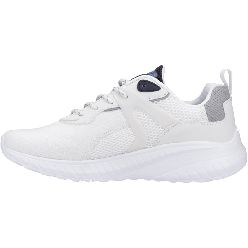 Skechers Mens Bobs Squad Chaos Elevated Drift 118034-WMLT White/Multi Lace Up Shoe