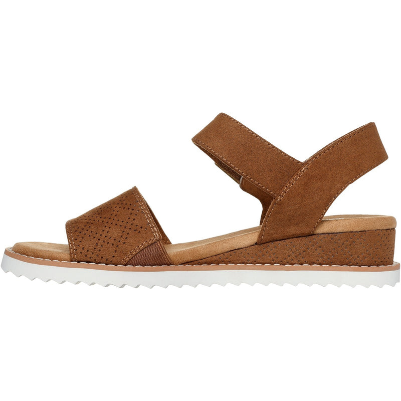 Skechers Womens Desert Kiss Serendipitous 114147-CSNT Chestnut Buckle Shoe