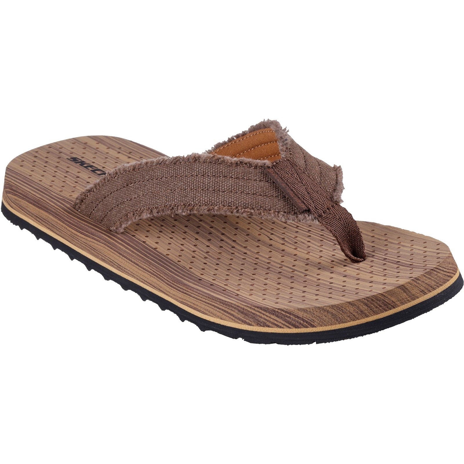 Skechers Mens Tantric Fritz 205098-BRN Brown Slip On Shoe