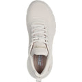 Skechers Womens Bobs B Flex Hi Flying 117385-OFWT Off White Lace Up Shoe