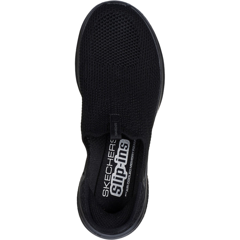 Skechers Womens Ultra Flex 3.0 Easy Win 150450-BBK Black Slip On Shoe
