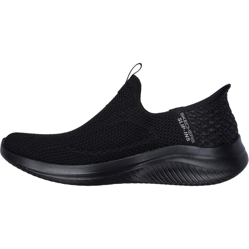 Skechers Womens Ultra Flex 3.0 Easy Win 150450-BBK Black Slip On Shoe