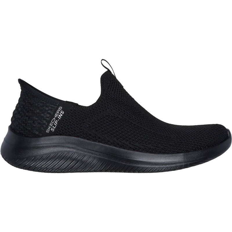Skechers Womens Ultra Flex 3.0 Easy Win 150450-BBK Black Slip On Shoe