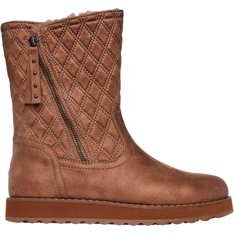 Skechers Womens Keepsakes 2.0 Morning Walks 167675-CSNT Chestnut Zip Shoe