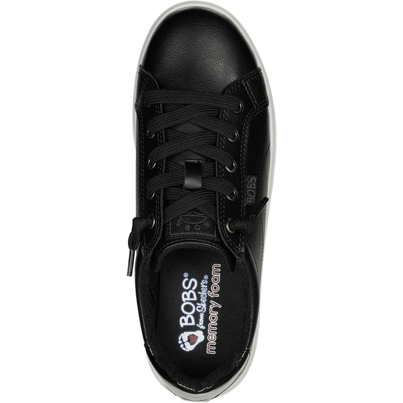 Skechers Womens BOBS D'Vine Instant Delight 114456-BLK Black Lace Up Shoe