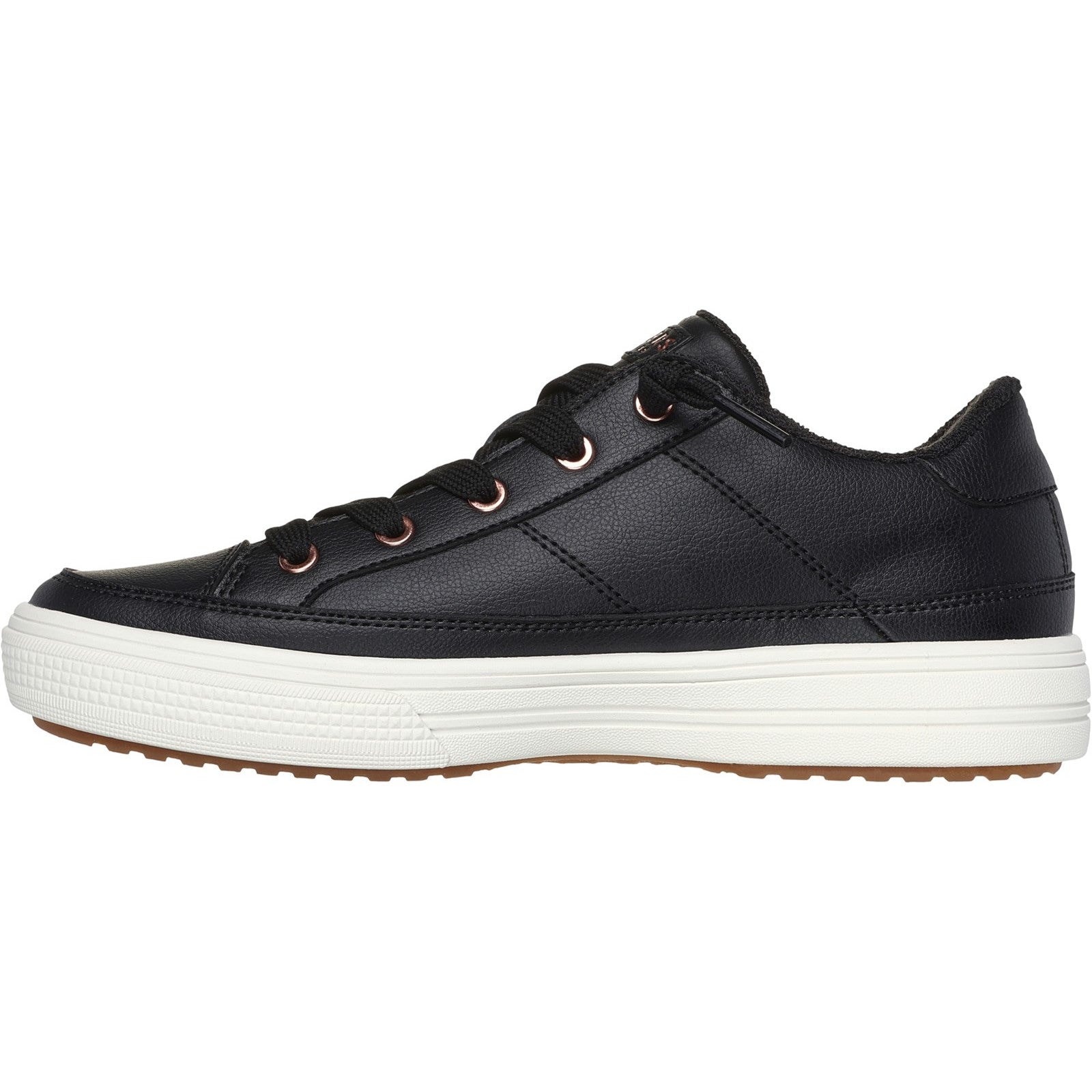 Skechers Womens Arch Fit Arcade On My Way 177189-BLK Black Lace Up Shoe