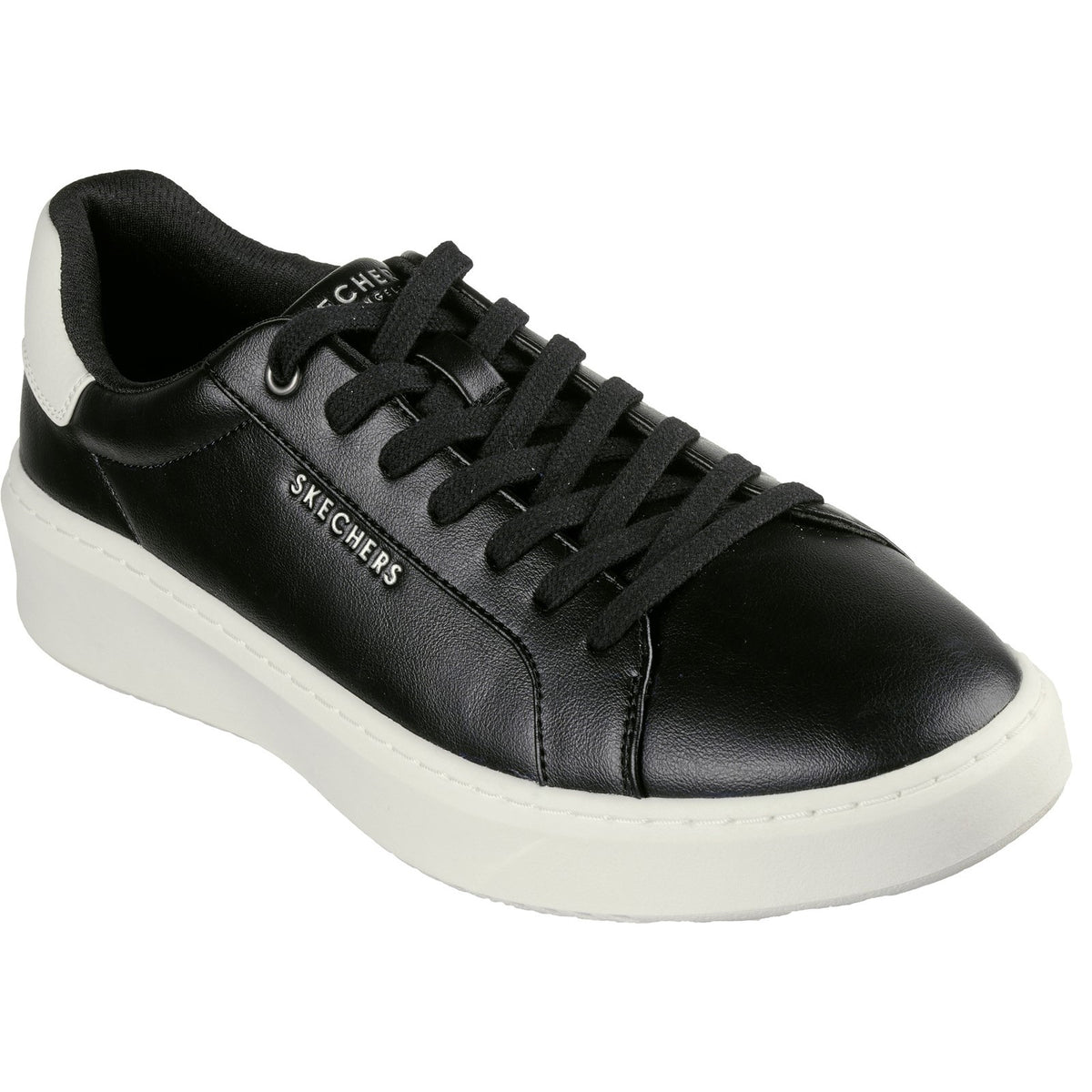 Men\'s  lace-up Shoe  Skecher‎ Skechers Mens 77156 Nampa Memory Foam Slip Resistant Black  main image 4