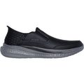 Skechers Mens Slade Cooper 205237-BLK Black Slip On Shoe