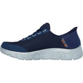 Skechers Mens GO WALK Flex 216330-NVY Navy Lace Up Shoe